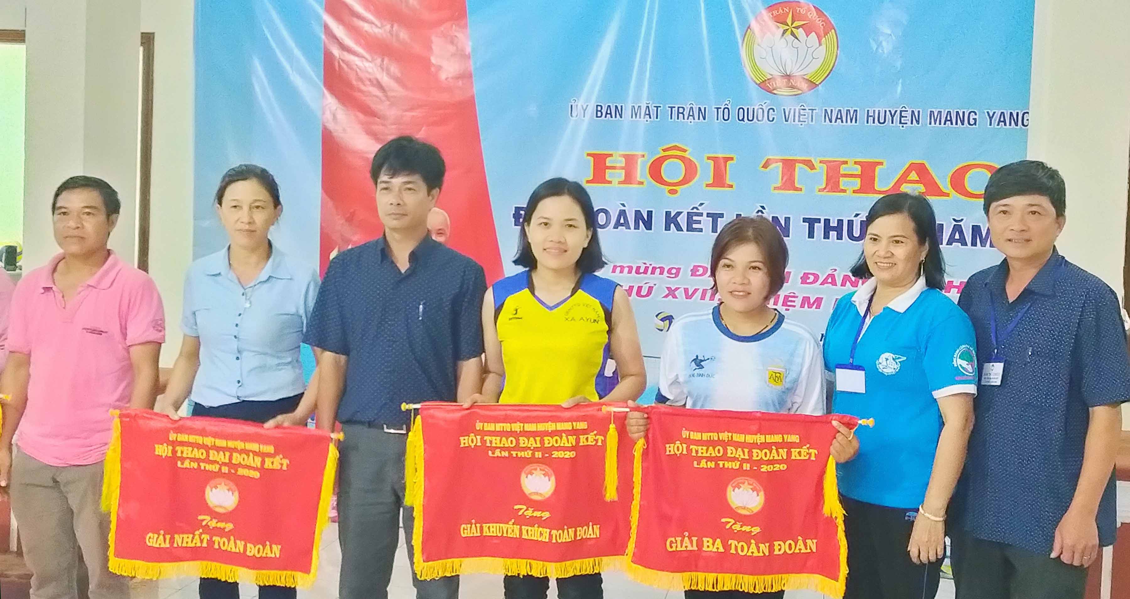 Tham gia Hội thao Đại đoàn kết huyện Mang Yang lần thứ II, năm 2020