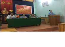Article Hội nghị đối thoại trực tiếp giữa bí thư Đảng ủy, Chủ tịch HĐND, Chủ tịch UBND thị trấn với nhân dân tổ dân phố 2 thị trấn Kon Dơng