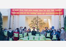 Article Lữ đoàn Pháo binh 40 - Quân đoàn 3 thăm tặng quà các gia đình chính sách, gia đình khó khăn tại xã Đăk Yă