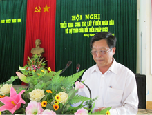 HĐND huyện Mang Yang triển khai việc  tổ chức lấy ý kiến nhân dân v...